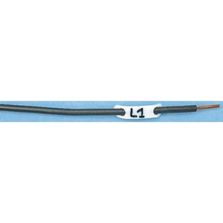 SES Sterling Slide-On Cable Marker Polyethylene Terephthalate Material -40°C to 125°C Temperature Range 07380032001