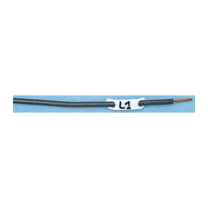 SES Sterling Slide-On Cable Marker Polyethylene Terephthalate Material -40°C to 125°C Temperature Range 07380032001
