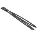 RS PRO Halogen Free Heat Shrink Tubing Black 4.8 mm Sleeve Diameter x 1.2 m Length 2:1 Shrink Ratio CGPT-4.8/2.4-0-STK