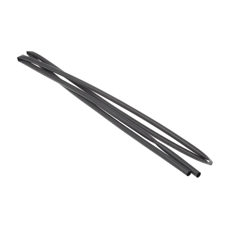 RS PRO Halogen Free Heat Shrink Tubing Black 4.8 mm Sleeve Diameter x 1.2 m Length 2:1 Shrink Ratio CGPT-4.8/2.4-0-STK