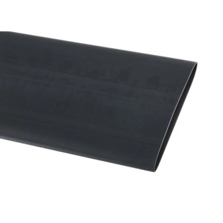 RS PRO Black Heat Shrink Tubing 38 mm Sleeve Diameter x 1.2m Length 2:1 Shrink Ratio CGPT-38/19-0