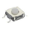 C & K IP67 White Tactile Switch 0.6 mm Actuator Length SPST 50mA 32 V dc Surface Mount KSC241G LFS