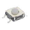 C & K IP67 White Tactile Switch 0.6 mm Actuator Length SPST 50mA 32 V dc Surface Mount KSC241G LFS