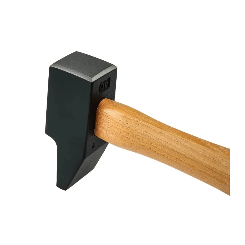 Facom Steel Head Engineer Hammer with Hickory Wood Handle, 1 kg 200H.40PB