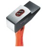 Facom Steel Head Engineer Hammer with Hickory Wood Handle 1.9kg, 360mm Overall Length 200H.50PB