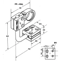 RS PRO Mounting Bracket for Use with M4, M5, M8, M12, M14, M18 Type Sensors 256-001