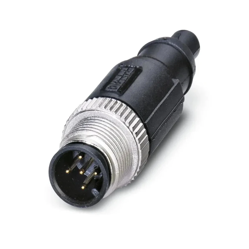 Phoenix Contact Circular Connector Cable Mount, 5 Contacts, M12 Size, Male Plug, IP65/IP67, SACC Series 1507816