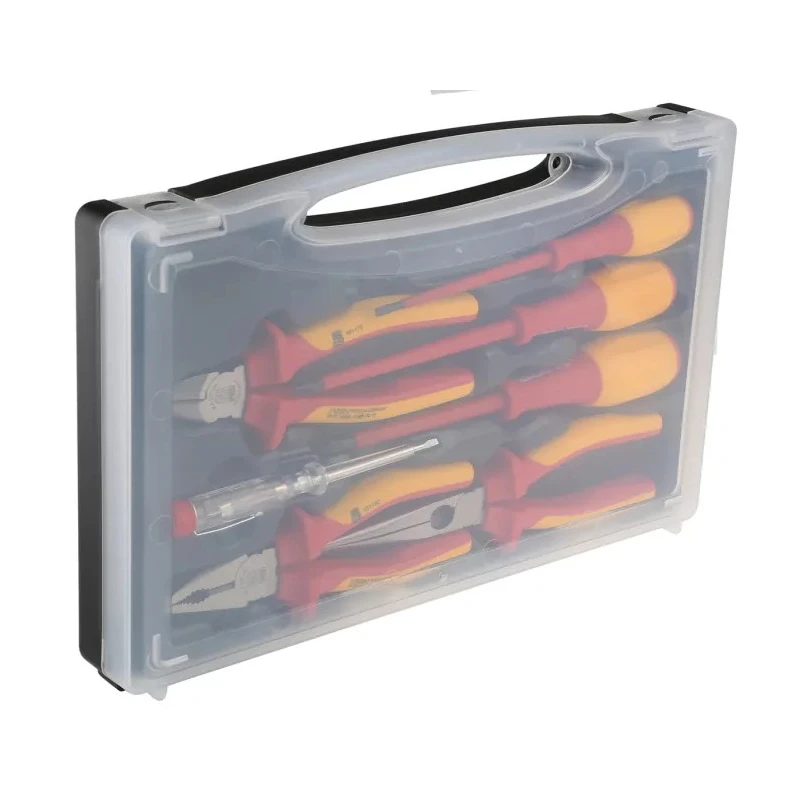 RS PRO 7 Piece Electrician Tool Kit with Case VDE/1000V Approved 473-350
