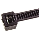 HellermannTyton Cable Tie Non-Releasable 200 mm x 4.6 mm Black Polyamide 66 111-05000 T50R-PA66-BK