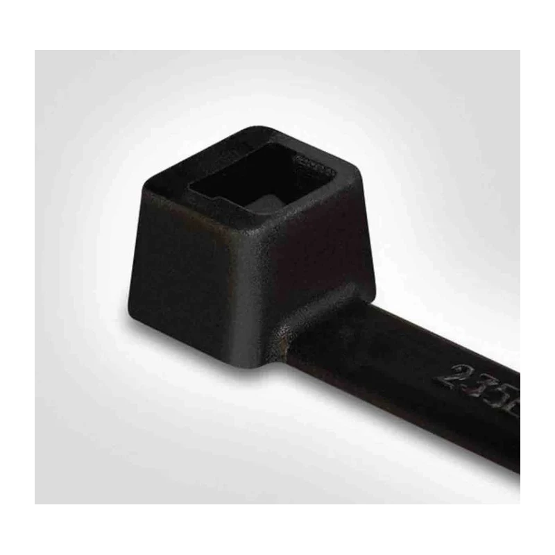 HellermannTyton Cable Tie Non-Releasable 200 mm x 4.6 mm Black Polyamide 66 111-05000 T50R-PA66-BK