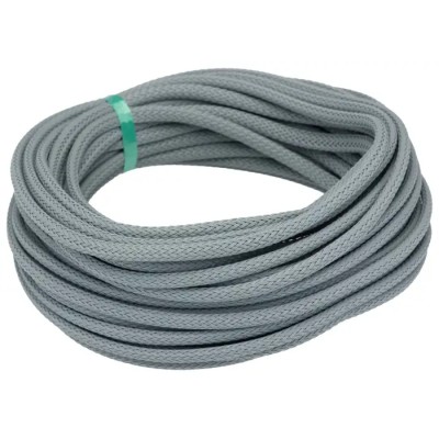 HellermannTyton Expandable Braided Polyamide 66 Grey Cable Sleeve 10m Length 6mm Diameter 170-40502 HEGPA6605-PA66-GY