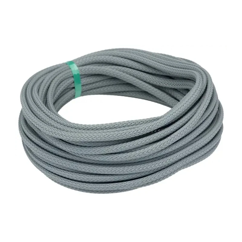 HellermannTyton Expandable Braided Polyamide 66 Grey Cable Sleeve 10m Length 6mm Diameter 170-40502 HEGPA6605-PA66-GY