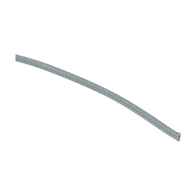 HellermannTyton Expandable Braided Polyamide 66 Grey Cable Sleeve 10m Length 6mm Diameter 170-40502 HEGPA6605-PA66-GY