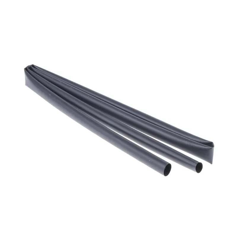 TE Connectivity Heat Shrink Tubing Black 12.7 mm Sleeve Diameter 1.2 m Length 2:1 Shrink Ratio RNF-100-1/2-0-STK