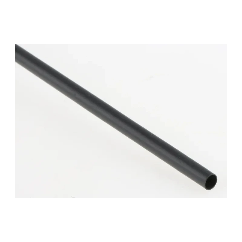 TE Connectivity Heat Shrink Tubing Black 3.2 mm Sleeve Diameter 1.2 m Length 2:1 Shrink Ratio RNF-100-1/8-0-STK