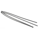 TE Connectivity Heat Shrink Tubing Black 3.2 mm Sleeve Diameter 1.2 m Length 2:1 Shrink Ratio RNF-100-1/8-0-STK