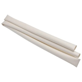TE Connectivity Heat Shrink Tubing White 12.7 mm Sleeve Diameter x 1.2 m Length 2:1 Ratio RNF-100-1/2-9-STK