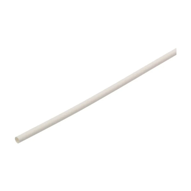 TE Connectivity Heat Shrink Tubing White 3.2 mm Sleeve Diameter x 1.2 m Length 2:1 Ratio RNF-100-1/8-9-STK
