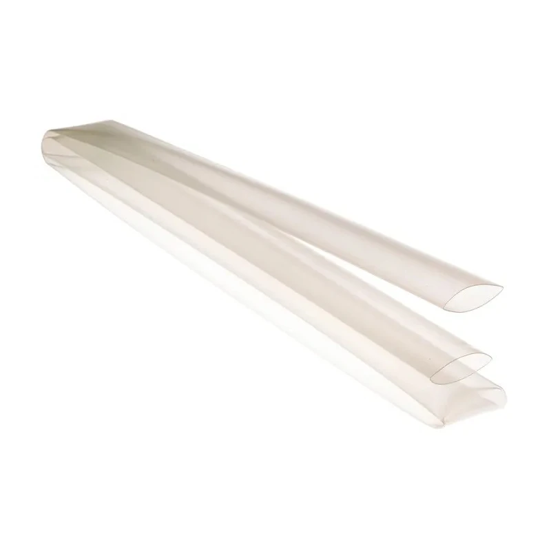 TE Connectivity Clear Heat Shrink Tubing Polyolefin Sleeve 25.4 mm Dia x 1.2 m Length 2:1 Ratio RNF-100-1-X-STK