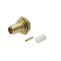 RS PRO Coaxial Connector Panel Mount Male SMA 50 Ω Straight Body Solder 170-6941