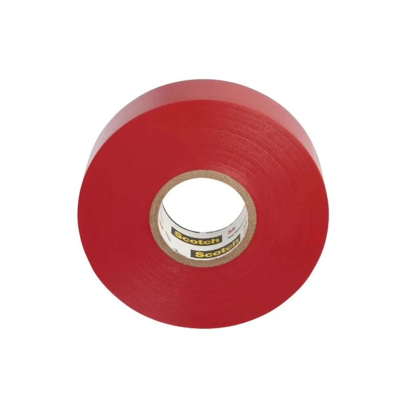 3M Scotch™ 35 Red Polyvinyl Chloride Electrical Tape, 19mm Width x 20m Length SCOTCH 35 ROUGE 20 X 19