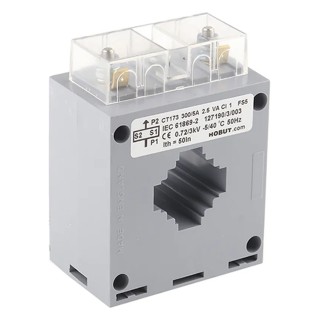 HOBUT CT173 Series Current Transformer 300A 40mm Bore Base Mount 