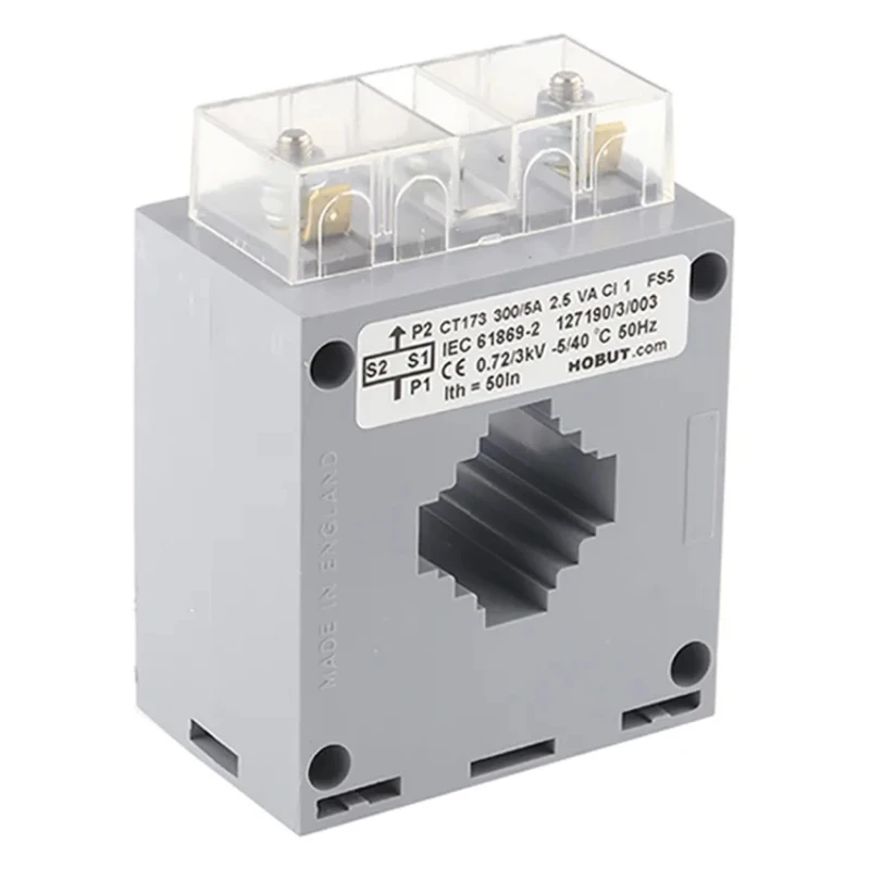 HOBUT CT173 Series Current Transformer 300A 40mm Bore Base Mount 