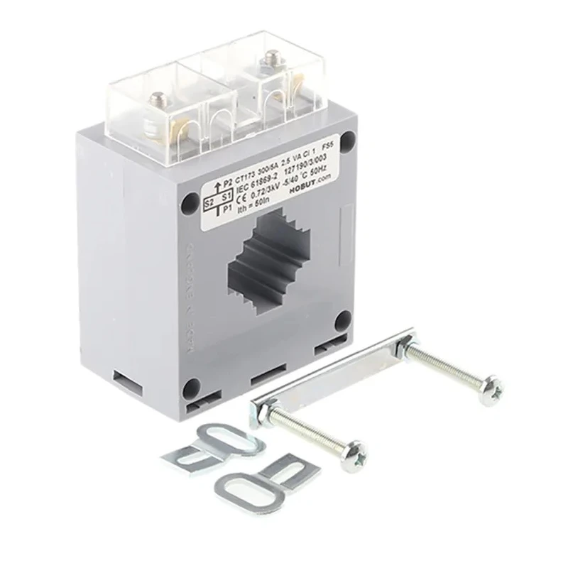 HOBUT CT173 Series Current Transformer 300A 40mm Bore Base Mount 