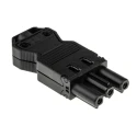 Wieland GST18i3 Series Cable Mini Connector Female Screw 3-Pole 20A IP20 GST18i3