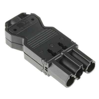Wieland GST18i3 Series Cable Mini Connector Male Screw Termination 3-Pole 20A 250V IP20 GST18i3