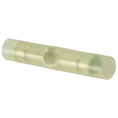 TE Connectivity PIDG Butt Splice Connector Yellow Insulated Nylon Tin Copper 42.06mm 5.59mm Diameter 10 AWG 320570