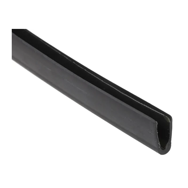 TE Connectivity Black Polyolefin Edge Protection Strip, 1.2 m Length, 6.3 mm Width, 15.75 mm Height RAYRIM-NR9-0-RS-170-6169