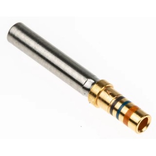 TE Connectivity AMPLIMITE 109 Series Size 20 Female Crimp D-Sub Connector Contact Gold Signal 20 AWG 205090-1