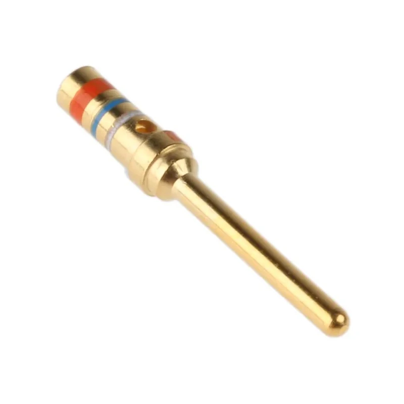 TE Connectivity AMPLIMITE 109 Series Size 20 Male Crimp D-Sub Connector Contact Gold over Nickel with 24 AWG 205089-1