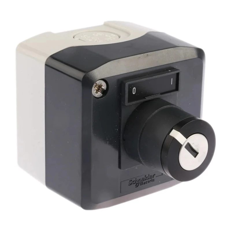 Schneider Electric Start-Stop Control Station Switch Polycarbonate IP67 IP66 IP69K 22mm Cutout SPST Contact XALD144