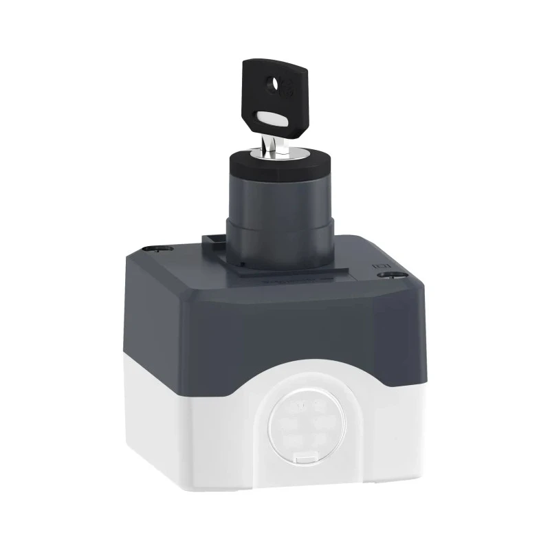 Schneider Electric Start-Stop Control Station Switch Polycarbonate IP67 IP66 IP69K 22mm Cutout SPST Contact XALD144
