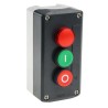 Schneider Electric Enclosed Push Button Polycarbonate Light Grey IP67 IP66 IP69K Harmony Series XALD363G