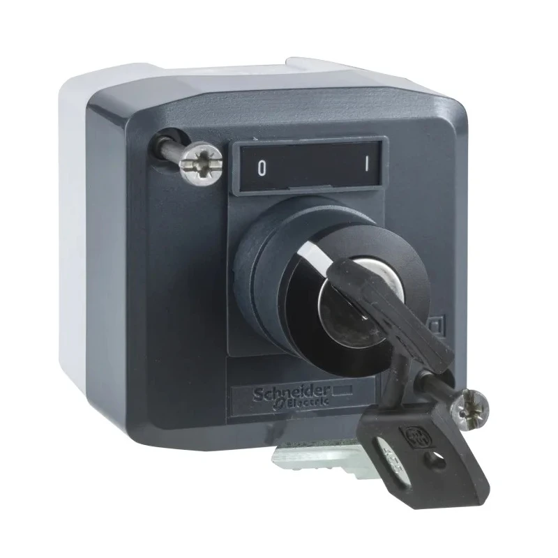 Schneider Electric Start-Stop Control Station Switch Polycarbonate IP67 IP66 IP69K 22mm Cutout SPST Contact XALD144