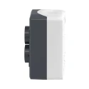 Schneider Electric Spring Return Enclosed Push Button DPST Polycarbonate Grey Enclosure 1 Cutout IP66 IP67 IP69K XALD222
