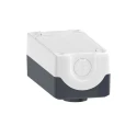 Schneider Electric Spring Return Enclosed Push Button Control Station SPST, Polycarbonate, 3 Cutouts, IP67 XALD324