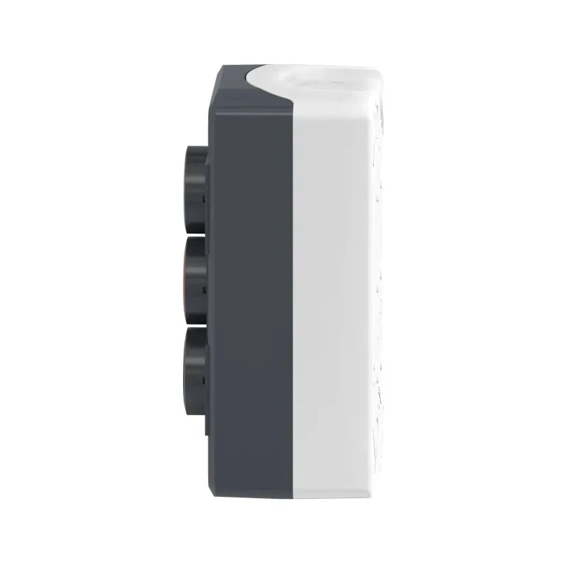 Schneider Electric Spring Return Enclosed Push Button Control Station SPST, Polycarbonate, 3 Cutouts, IP67 XALD324