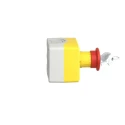 Schneider Electric Harmony Series Key Release Emergency Stop Push Button Surface Mount 1 NO/2 NC IP66 IP67 IP69K XALK188G