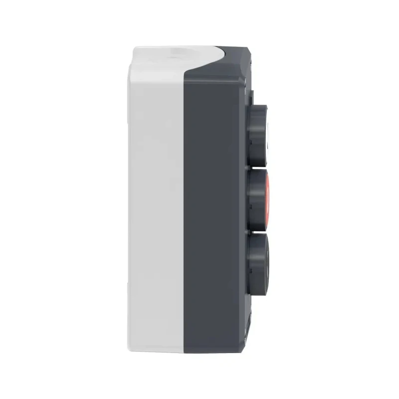Schneider Electric Spring Return Enclosed Push Button Control Station SPST, Polycarbonate, 3 Cutouts, IP67 XALD324
