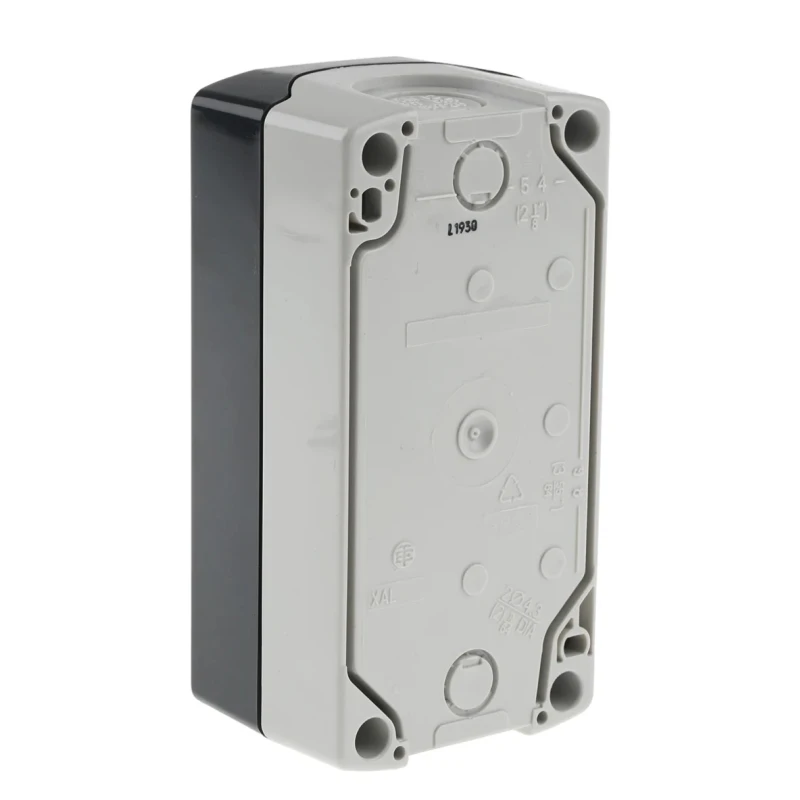 Schneider Electric Spring Return Enclosed Push Button Control Station SPST, Polycarbonate, 3 Cutouts, IP67 XALD324