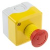 Schneider Electric Harmony XALK Series Twist Release Emergency Stop Push Button Surface Mount 40 mm Cutout 2 NC XALK178F