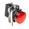 Schneider Electric Panel Mount Red LED Pilot Light Harmony XB4 22 mm Cutout 240V AC Metal Body XB4BVM4
