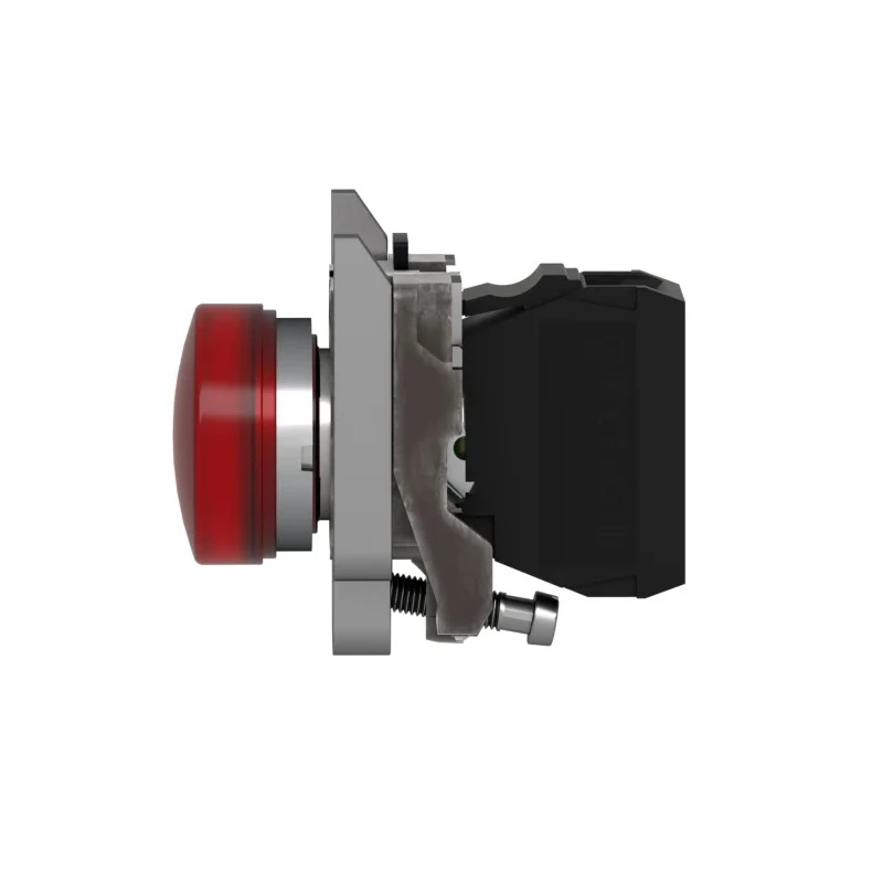 Schneider Electric Panel Mount Red LED Pilot Light 24V AC/DC, 22 mm Cutout, IP66/IP67/IP69/IP69K Protection XB4BVB4