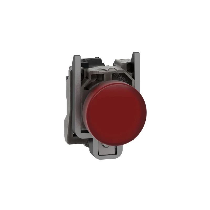Schneider Electric Panel Mount Red LED Pilot Light 24V AC/DC, 22 mm Cutout, IP66/IP67/IP69/IP69K Protection XB4BVB4
