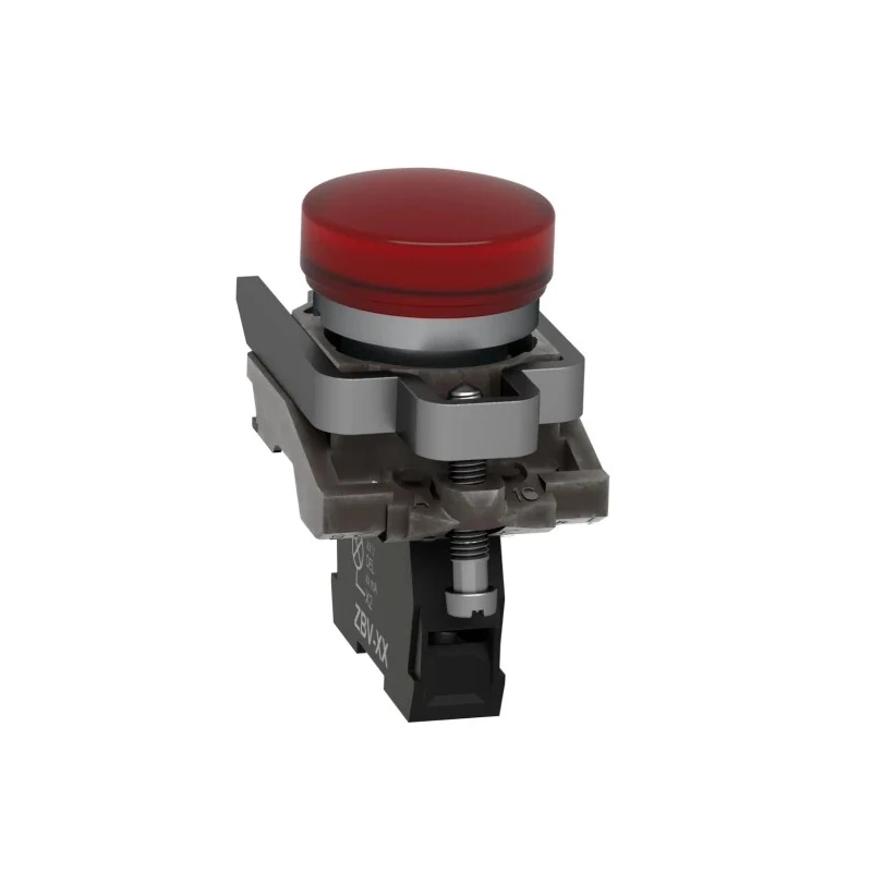 Schneider Electric Panel Mount Red LED Pilot Light 24V AC/DC, 22 mm Cutout, IP66/IP67/IP69/IP69K Protection XB4BVB4