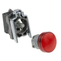 Schneider Electric Panel Mount Red LED Pilot Light 24V AC/DC, 22 mm Cutout, IP66/IP67/IP69/IP69K Protection XB4BVB4